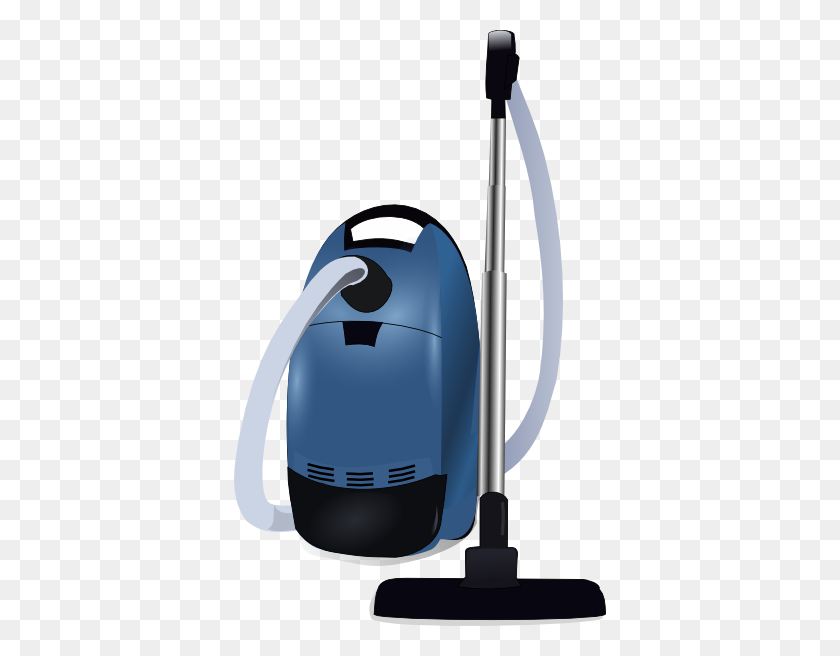 372x596 Blue Vacuum Cleaner Clip Art Free Vector - Cleaning Clip Art Free