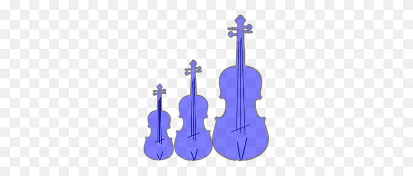 255x299 Blue Violins Png, Clip Art For Web - Viola Clipart