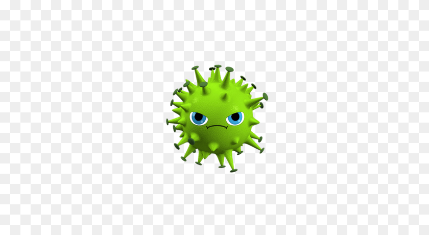 400x400 Blue Virus With Tentacles Transparent Png - Tentacles Clipart