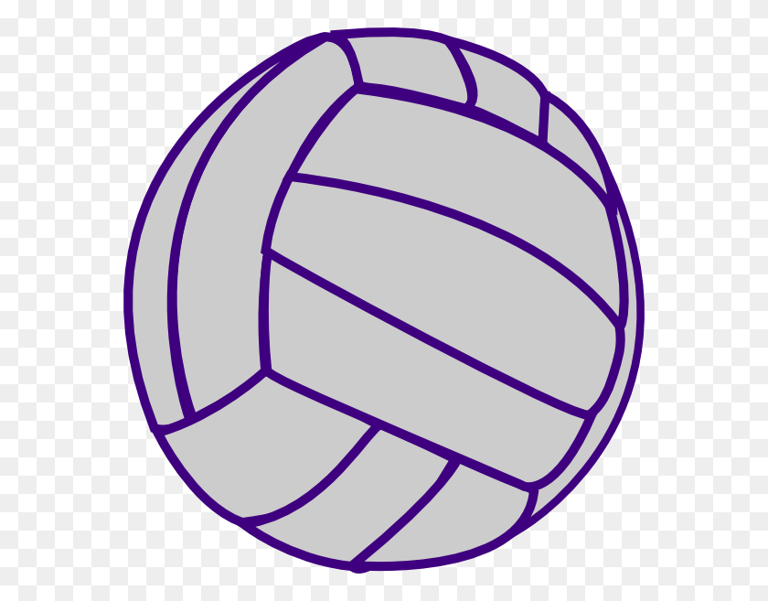 570x597 Blue Volleyball Clipart - Half Volleyball Clipart