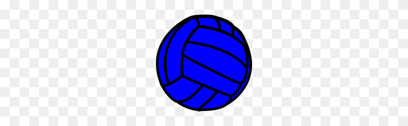 198x200 Blue Volleyball Png, Clip Art For Web - Volleyball Images Clip Art