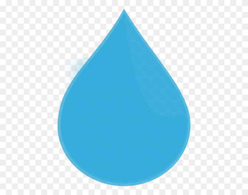 450x599 Blue Water Drop Clip Art - Water Drop Clipart