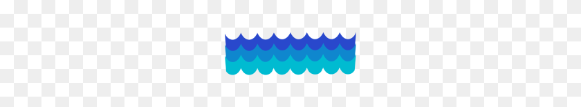 190x95 Blue Water Waves - Water Waves PNG
