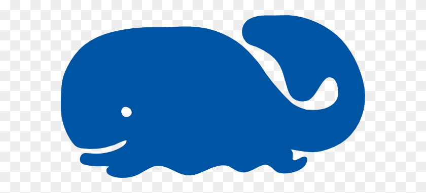 600x322 Blue Whale Cartoon Silhouette Clip Art - Blue Whale Clipart