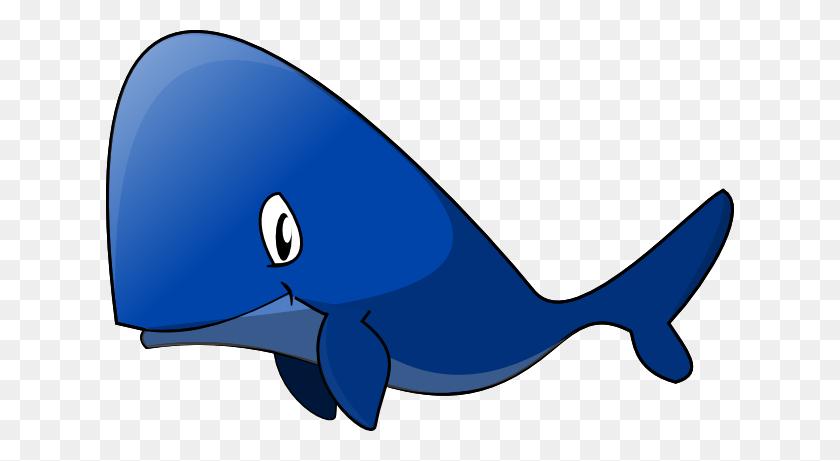 628x401 Blue Whale Clip Art - Whale Clipart Black And White