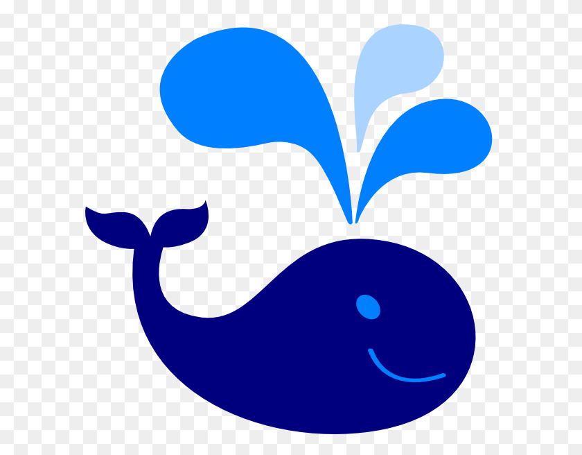 594x596 Blue Whale Clipart - Blue Marlin Clipart