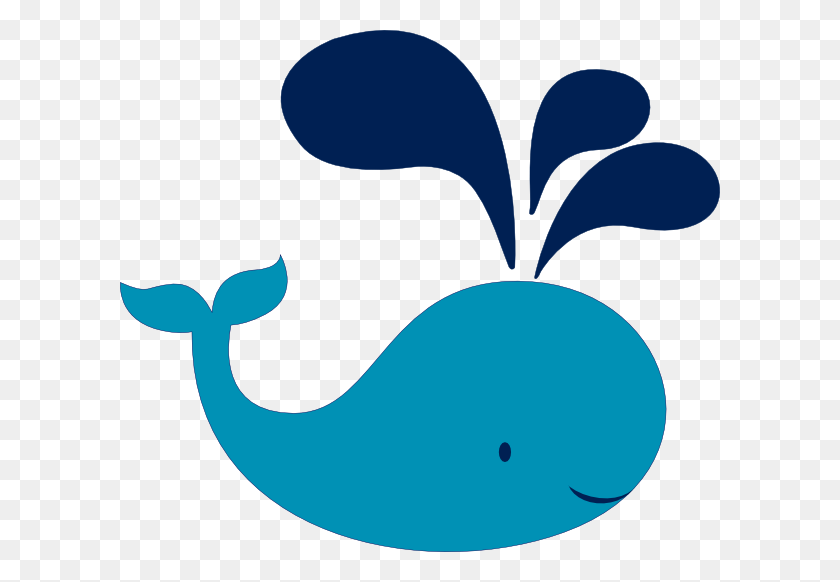600x522 Blue Whale Clipart Ocean - Water Pipes Clipart