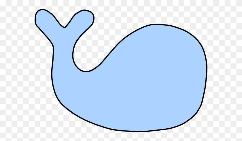 600x429 Blue Whale Outline Clip Art - Blue Whale Clipart