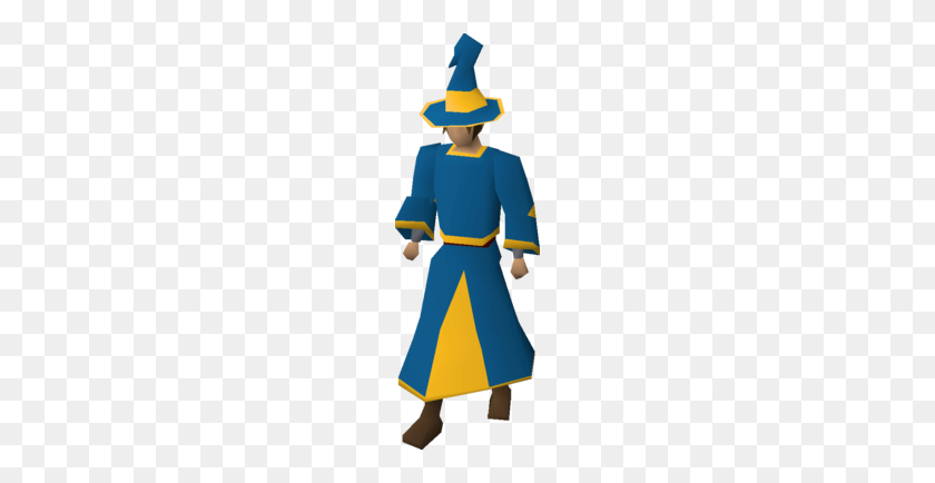 130x374 Blue Wizard Robe - Robe PNG