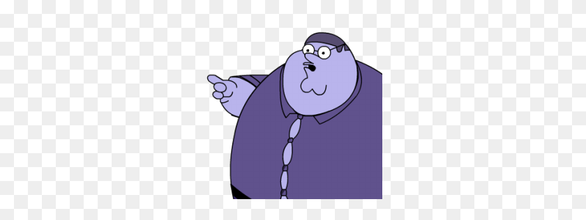 256x256 Blueberry Griffin Peter Zoomed Peter Griffin Icon Gallery - Peter Griffin Face PNG