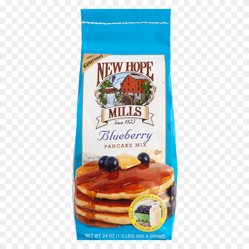 1000x1000 Blueberry Pancake Mix New Hope Mills - Pancake PNG