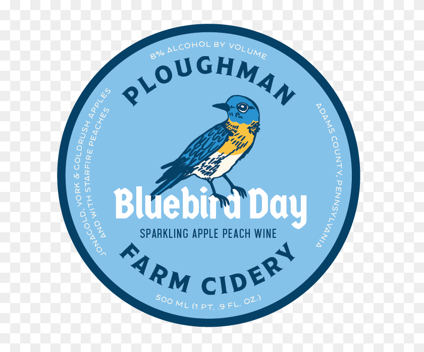 751x637 Bluebird Day Ploughman Cider - Blue Bird PNG