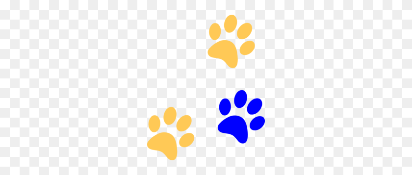 240x297 Bluegold Paw Print Png, Clip Art For Web - Pawprint PNG