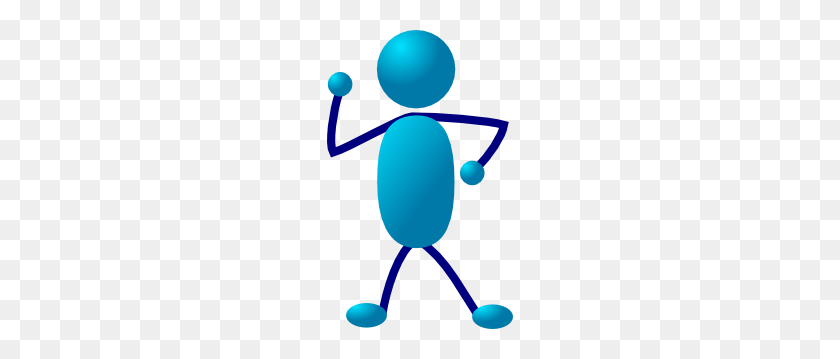 186x299 Blueman Thinking Png, Clip Art For Web - Stick Person PNG