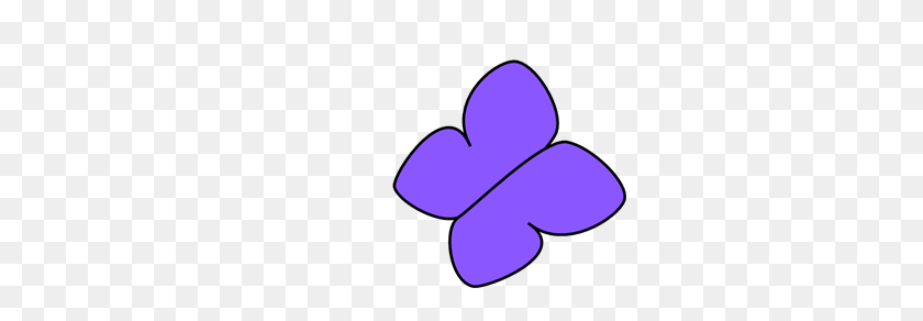 300x232 Bluepurple Butterfly Png, Clip Art For Web - Purple Butterfly PNG