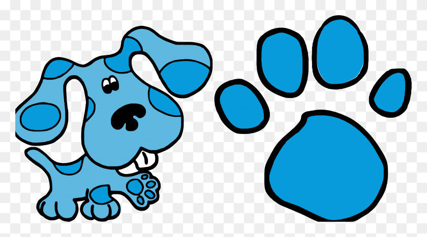 3307x1727 Blue's Clues Clipart And Footprint Clipart Png - Footprint Clipart