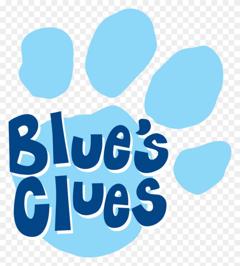 845x945 Logos De Blue's Clues - Imágenes Prediseñadas De Pistas De Blues