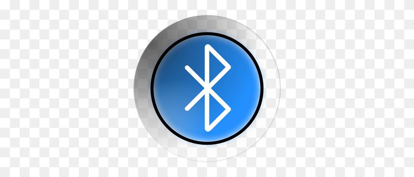 300x300 Bluetooth Button On Png, Clip Art For Web - Bluetooth Logo PNG