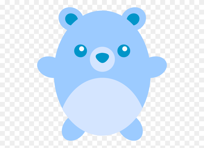 534x550 Blur Clipart Baby Bear - Cute Bear PNG