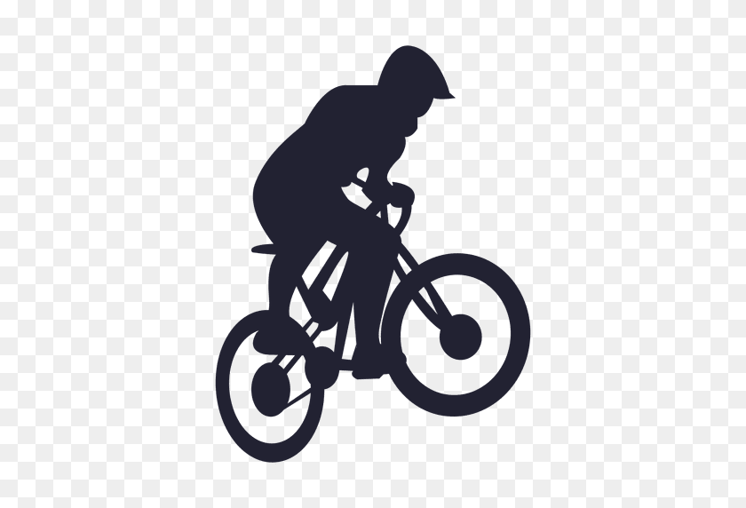 512x512 Bicicleta Bmx Deporte Silueta - Deporte Png