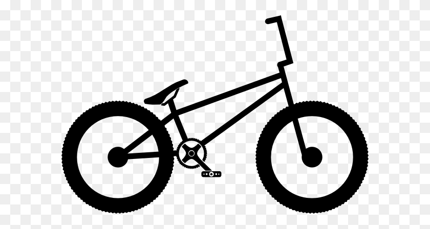 600x388 Bmx Clipart Cartoon - Dirt Bike Clipart Black And White