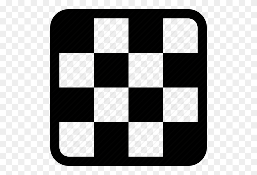 512x512 Board, Checkerboard, Chess, Game, Sport, Strategy, Tactics Icon - Checkerboard PNG