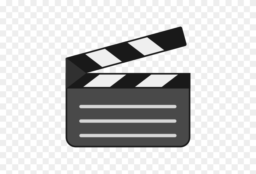 512x512 Board, Clapper, Cut, Director, Making, Movie, Take Icon - Movie Clapper PNG