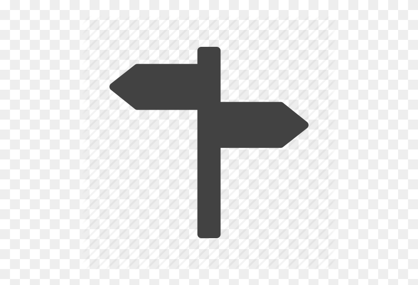 512x512 Board, Direction, Post, Road, Sign, Traffic, Travel Icon - Road PNG