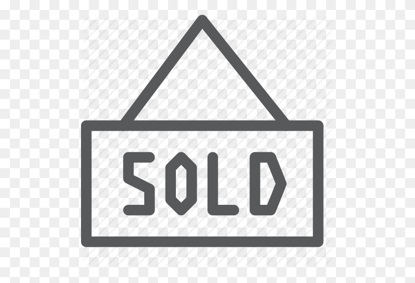 512x512 Board, Estate, Info, Real, Sales, Sign, Sold Icon - Estate Sale Clip Art