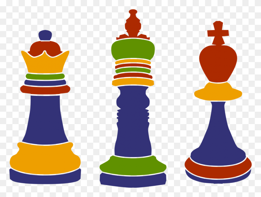 1016x750 Настольная Игра Шахматная Фигура Король Три Шахматы - Шахматы Клипарт