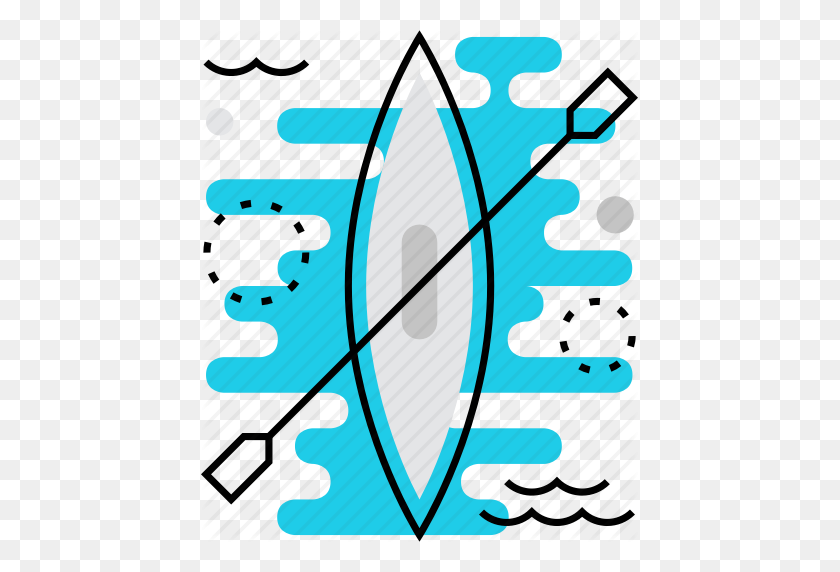 437x512 Barco, Paseos En Bote, Canoa, Kayak, Kayak, Rafting, Icono Del Río - Imágenes Prediseñadas De Rafting En El Río