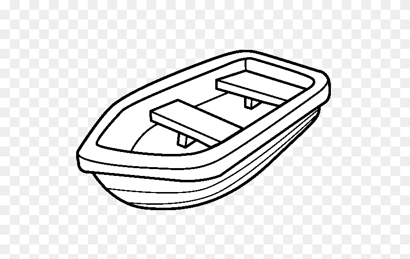 600x470 Boat Coloring Page - Sailboat Clipart Black And White
