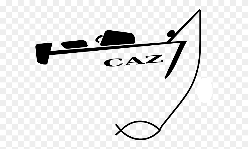 600x446 Boat Fish Caz Png Large Size - Boat Clipart Black And White