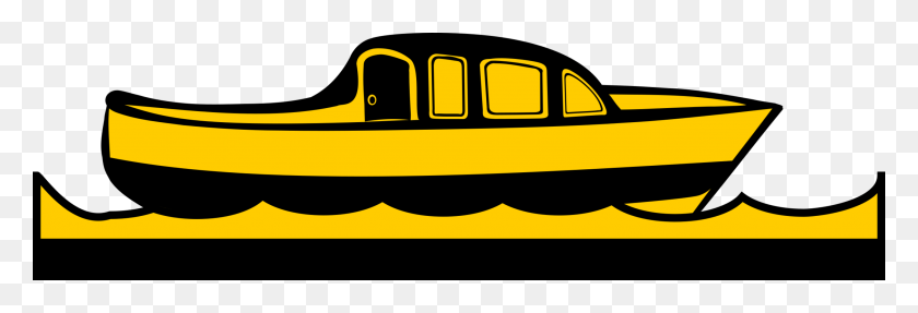 2571x750 Boat Ship Cabin Vehicle Dock - Motor Boat Clipart