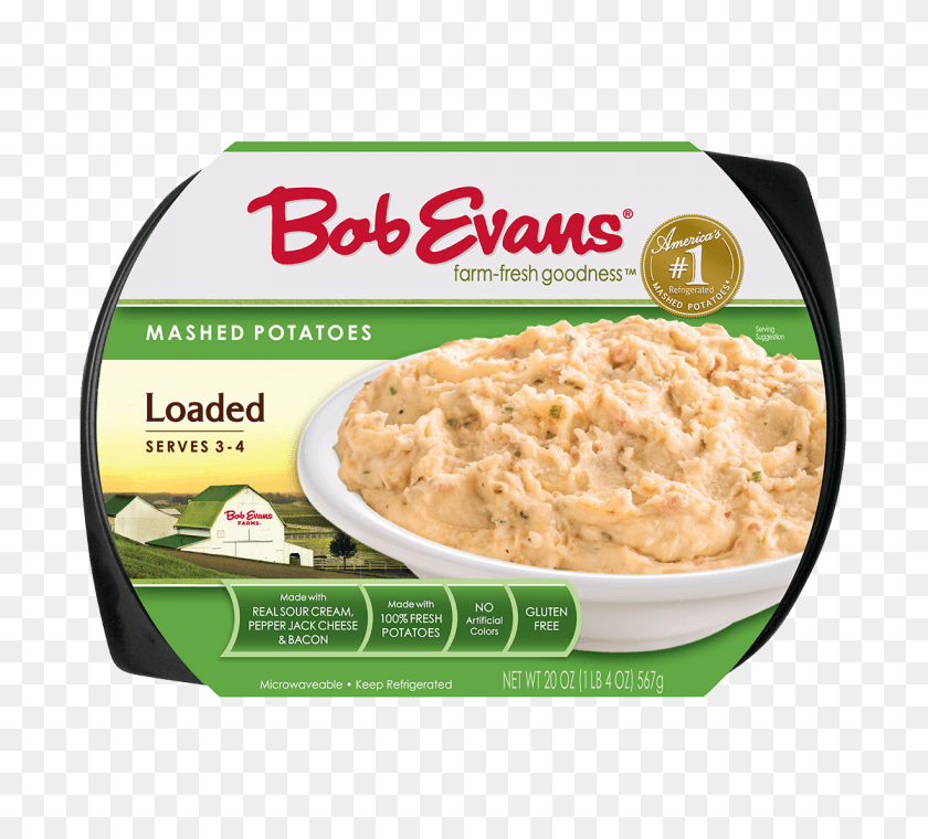 700x700 Bob Evans Sour Cream Chive Mashed Potatoes - Potatoes PNG
