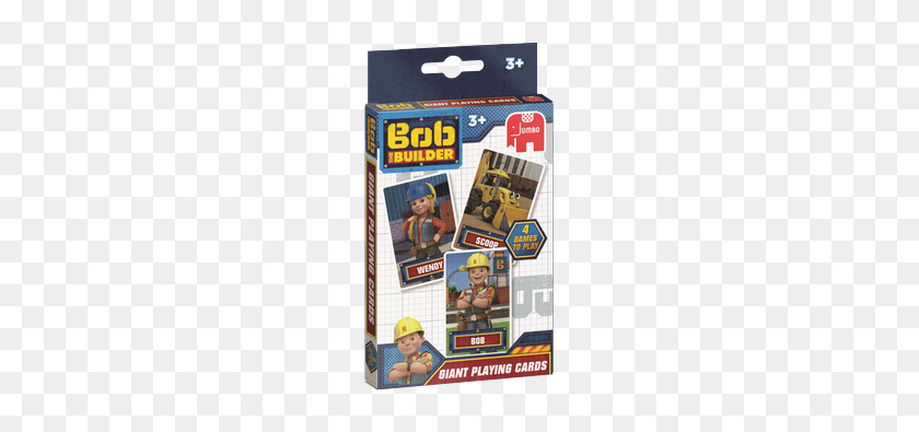 630x335 Bob The Builder Giant Playing Cards - Bob The Builder PNG