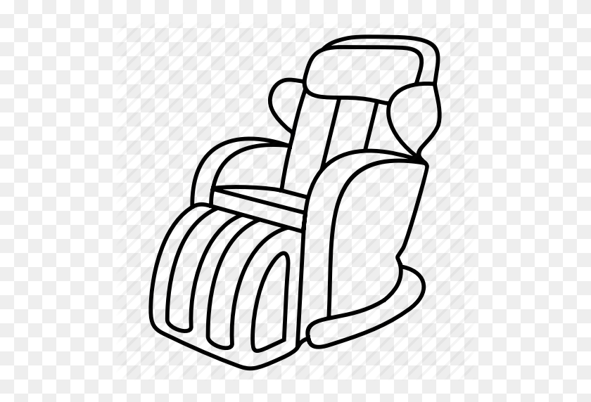 512x512 Body, Chair, Full, Massage, Recreation, Relax, Relaxation Icon - Chair Massage Clip Art
