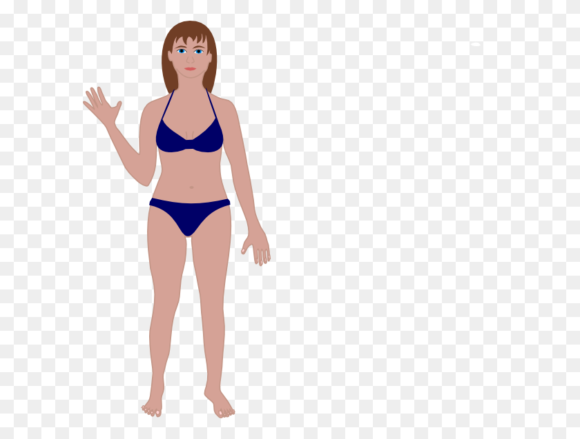 600x577 Body Of A Girl Clipart Clipart Femenino Humano En Clker Com Vector - Turkey Body Clipart
