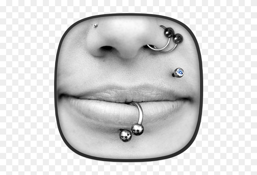 512x512 Body Piercing Photo Editor Download Apk For Android - Nose Piercing PNG