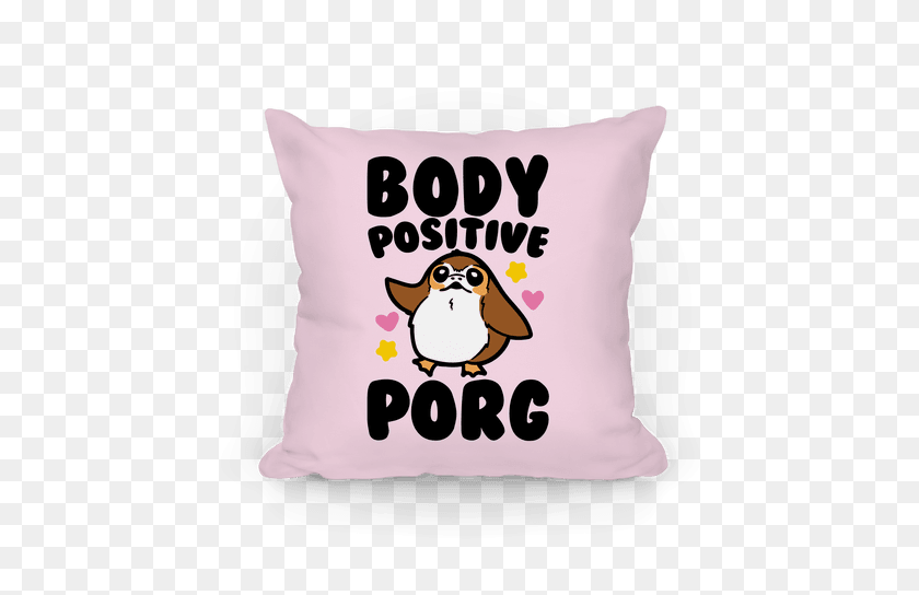 484x484 Body Positive Quotes Pillows Lookhuman - Body Pillow PNG