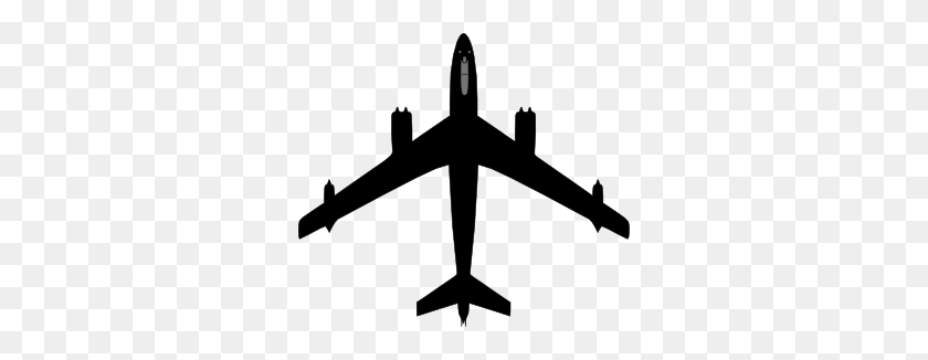 300x266 Boeing Plane Clip Art Free Vector - Plane With Banner Clipart