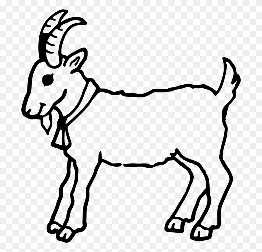 704x750 Boer Goat Coloring Book Cute Colouring Anglo Nubian Goat Child - Sheep Head Clipart