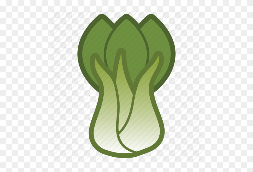 512x512 Bok Choy Clipart - Lettuce Leaf Clipart