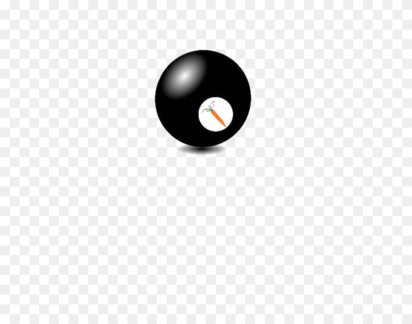 424x600 Bola Zanahoria Clipart Png For Web - Eight Ball Clipart