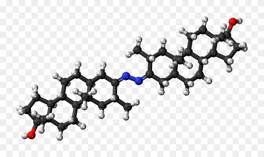 2000x1129 Болазин Молекула Шарик - Молекула Png