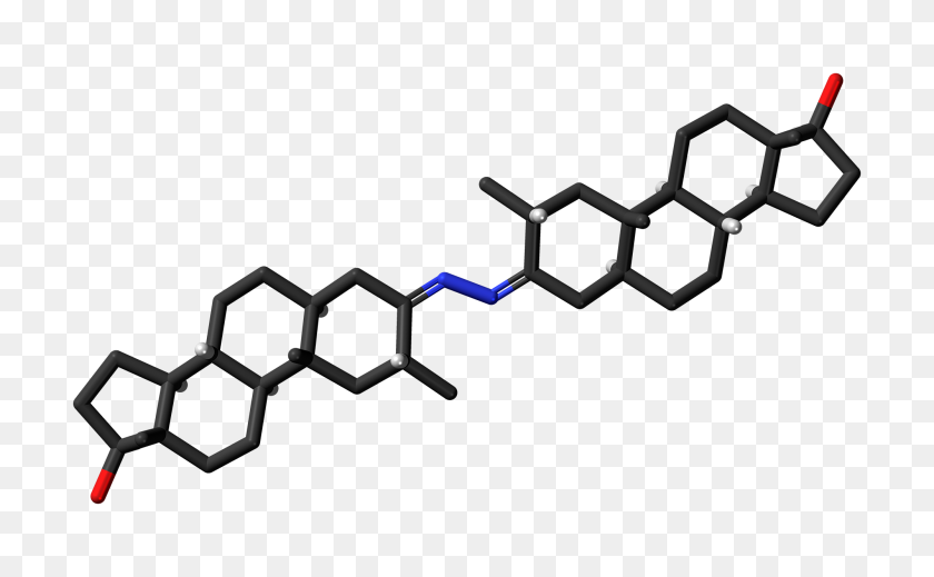 2000x1178 Скелетная Молекула Болазина - Звено Цепи Забор Png
