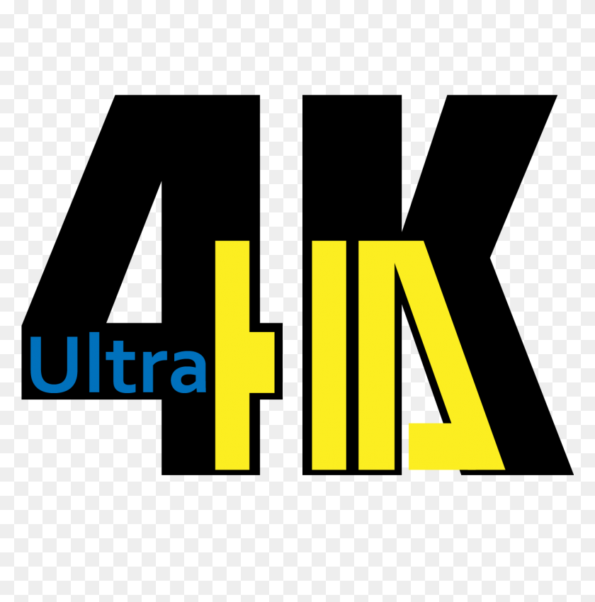 1285x1303 Смелый, Серьезный Дизайн Телевизионного Логотипа Для Ultrahd - 4K Логотип Png