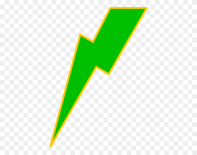 420x599 Bolt Clipart - Lightning Bolt Clipart