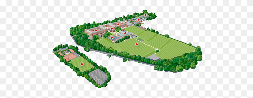 505x265 Bolton School Independent Girls' School, Manchester, North West - Tree Plan View PNG