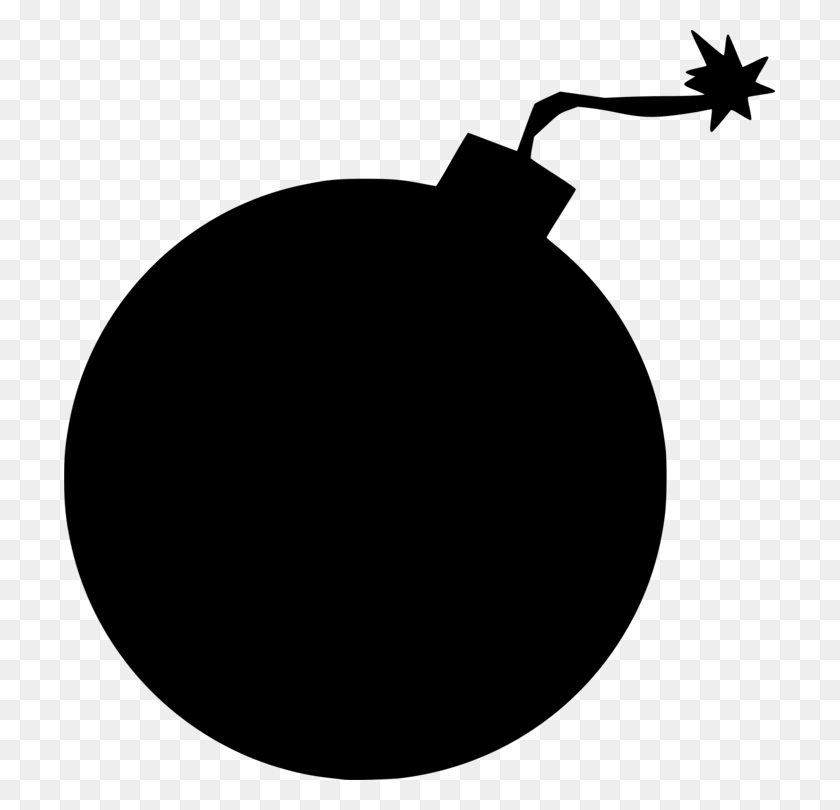 711x750 Бомба Мультфильм Рисования Компьютерных Иконок - Взрыв Клипарт Черный И Белый